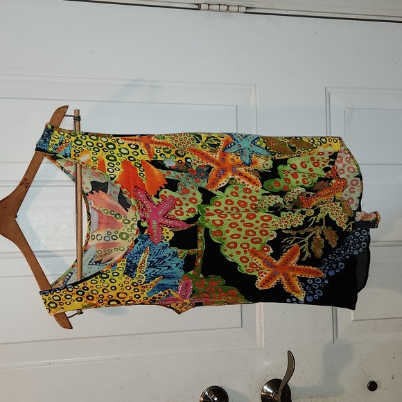 Jams World Tops Jams World Hawaii Sea Star Tank Top Blouse Xl